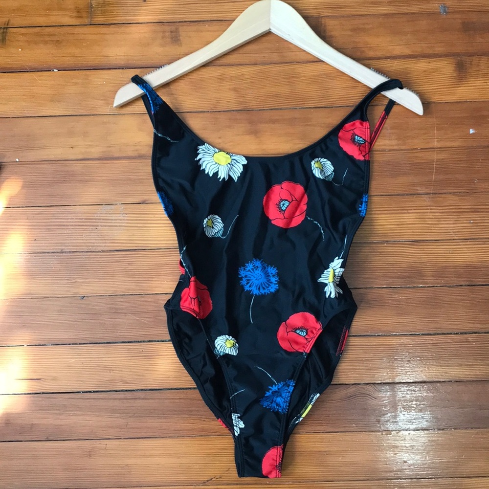 Never worn American Apparel one piece swimsuit